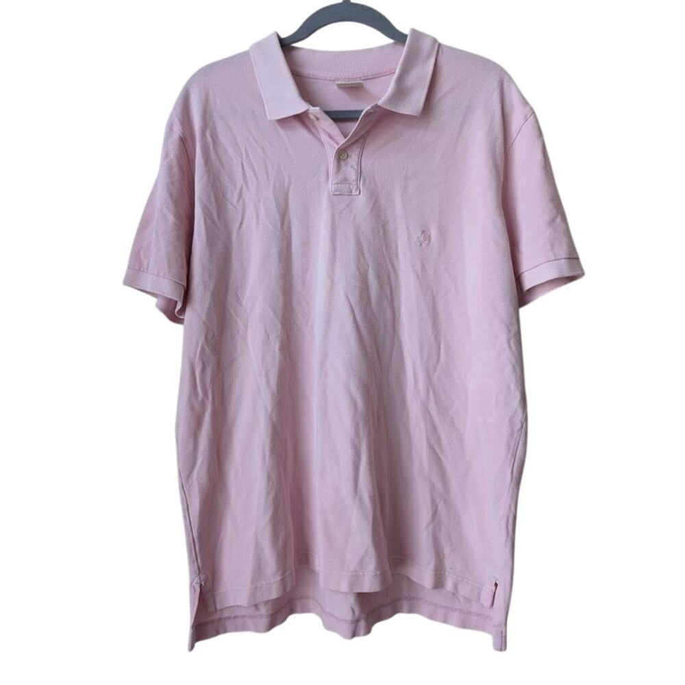 Brooks Brothers 346 Vintage Polo Shirt Mens XL Pink Original Fit